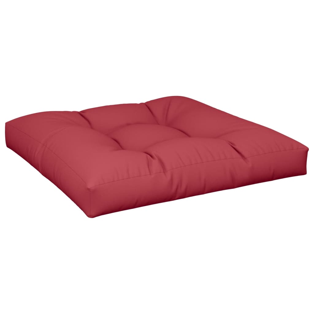Jastuk za palete boja vina 70 x 70 x 12 cm od tkanine