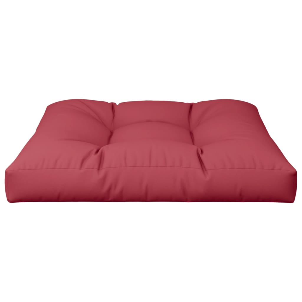 Jastuk za palete boja vina 70 x 70 x 12 cm od tkanine