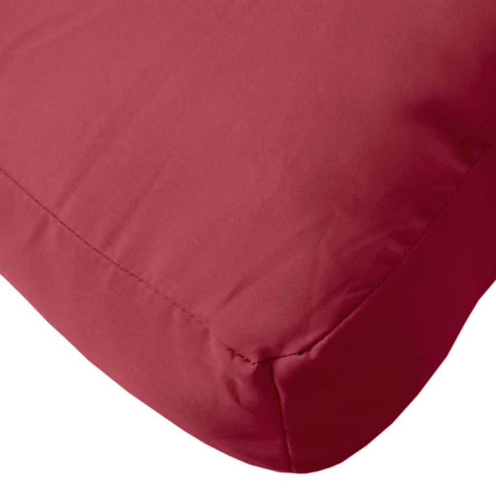 Jastuk za palete boja vina 70 x 70 x 12 cm od tkanine