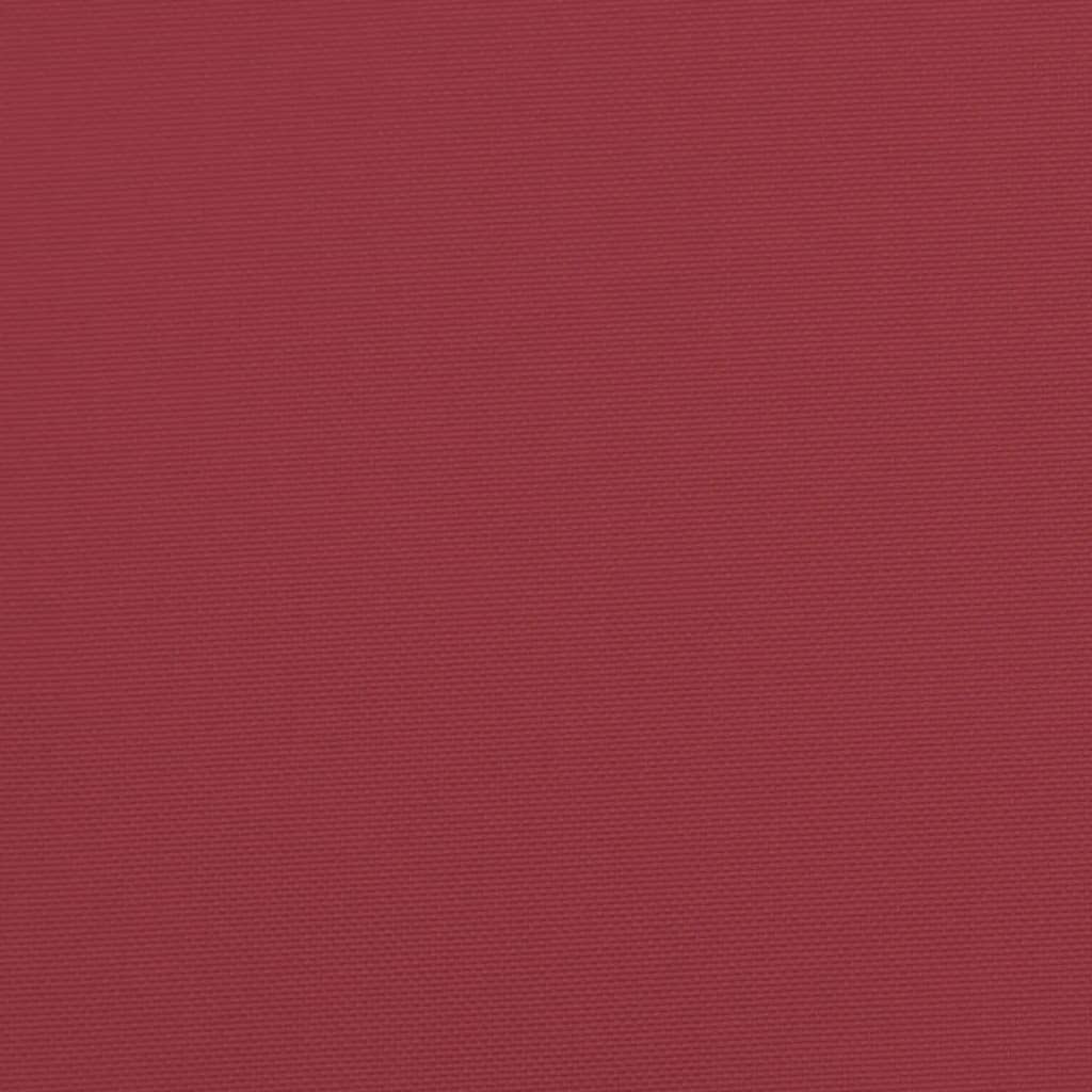 Jastuk za palete boja vina 70 x 70 x 12 cm od tkanine