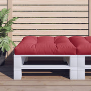 Jastuk za palete boja vina 70 x 70 x 12 cm od tkanine