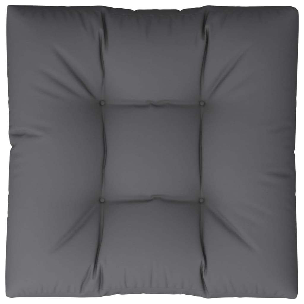 Jastuk za palete antracit 80 x 80 x 12 cm od tkanine