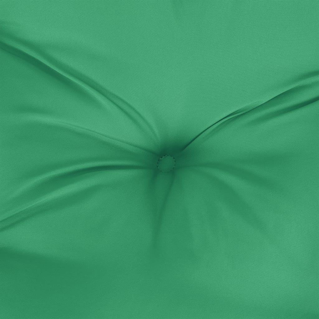 Jastuk za palete zeleni 80 x 80 x 12 cm od tkanine