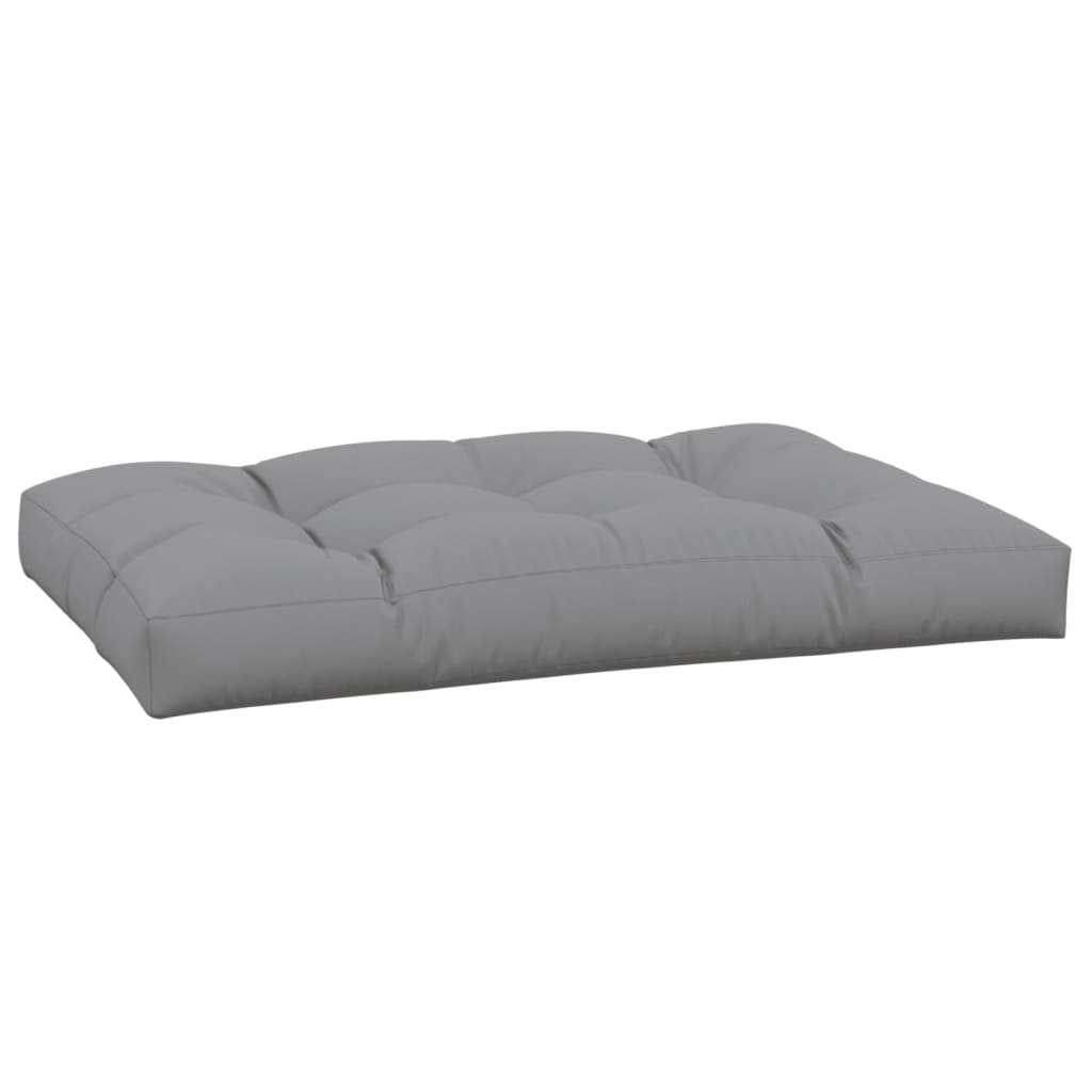 Jastuk za palete sivi 120 x 80 x 12 cm od tkanine