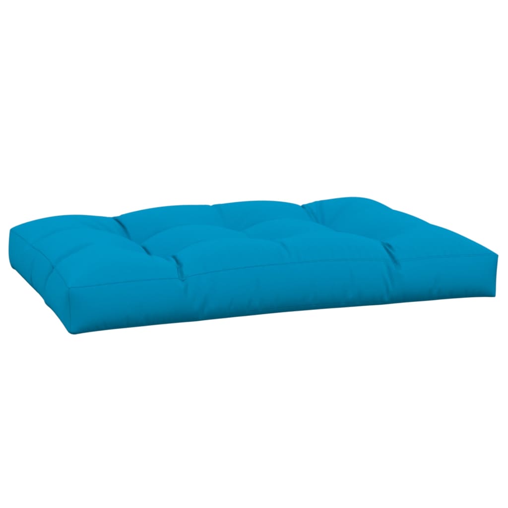 Jastuk za palete plavi 120 x 80 x 12 cm od tkanine