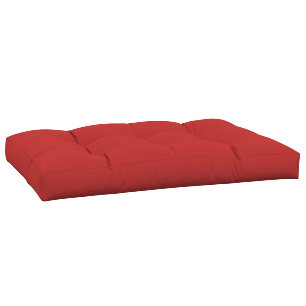 Jastuk za palete crveni 120 x 80 x 12 cm od tkanine