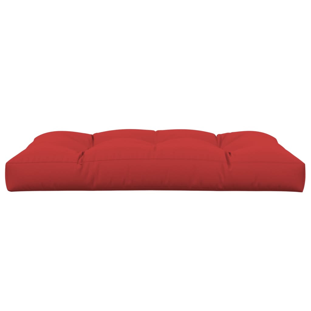 Jastuk za palete crveni 120 x 80 x 12 cm od tkanine