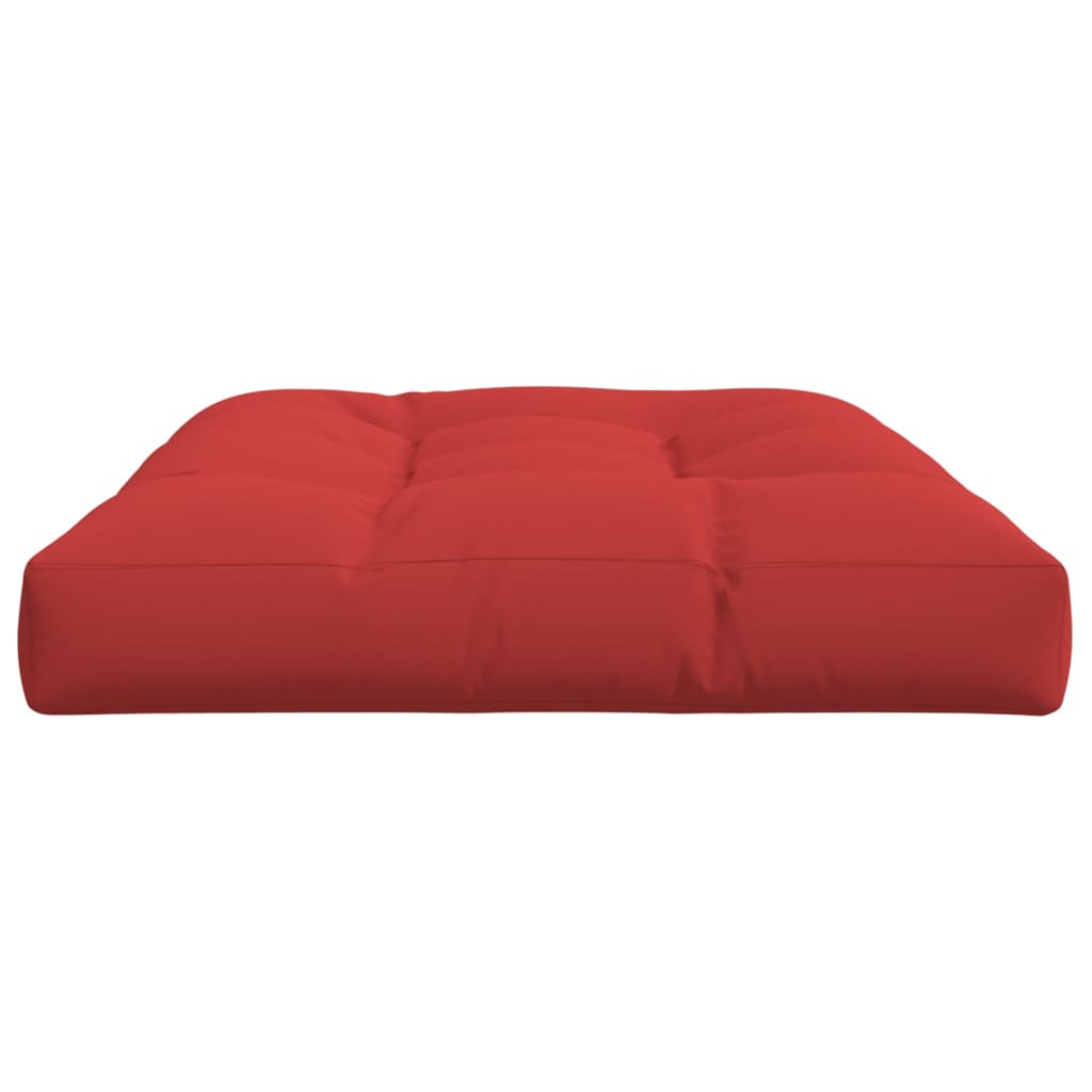 Jastuk za palete crveni 120 x 80 x 12 cm od tkanine