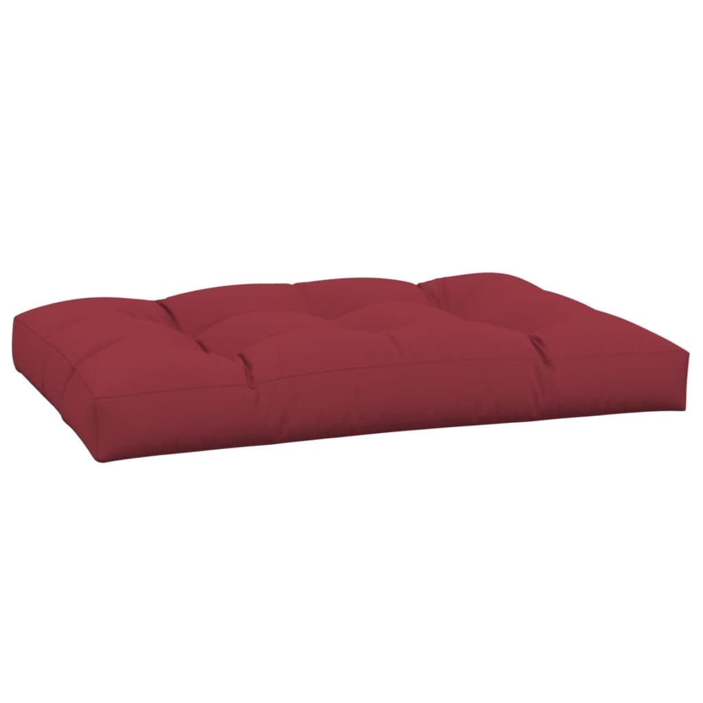 Jastuk za palete boja vina 120 x 80 x 12 cm od tkanine