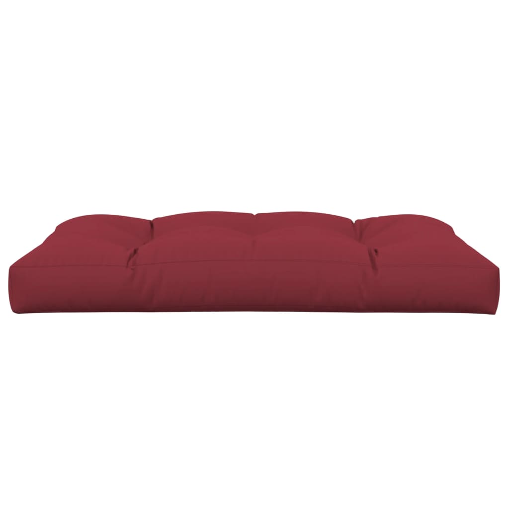 Jastuk za palete boja vina 120 x 80 x 12 cm od tkanine