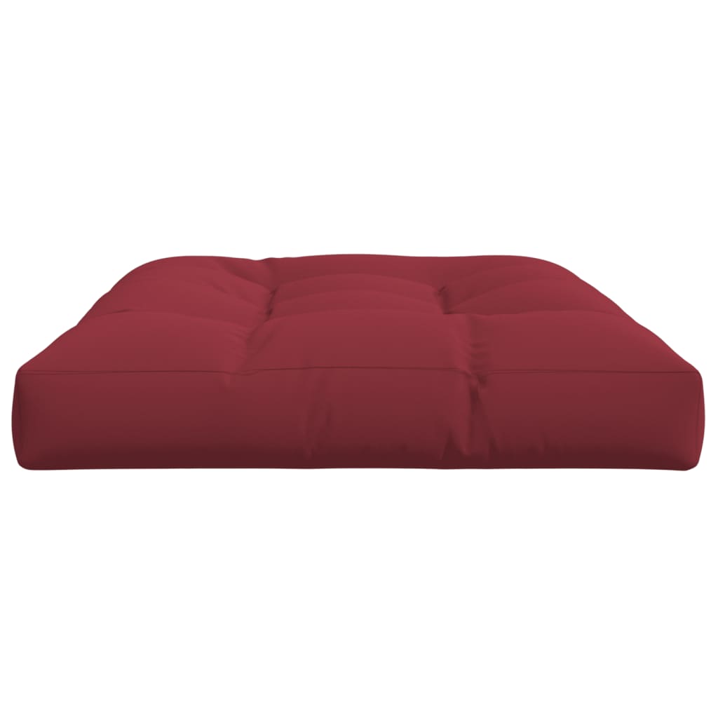 Jastuk za palete boja vina 120 x 80 x 12 cm od tkanine