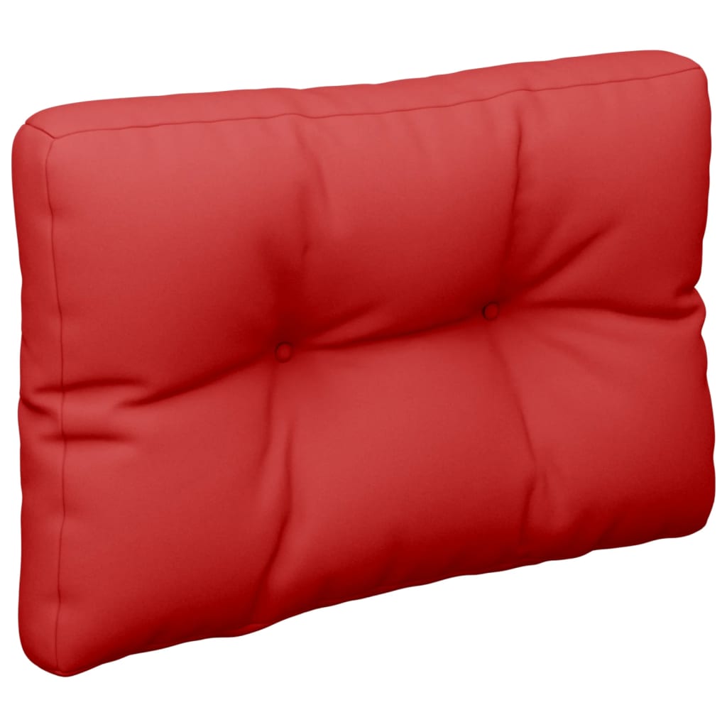 Jastuk za palete crveni 60 x 40 x 12 cm od tkanine
