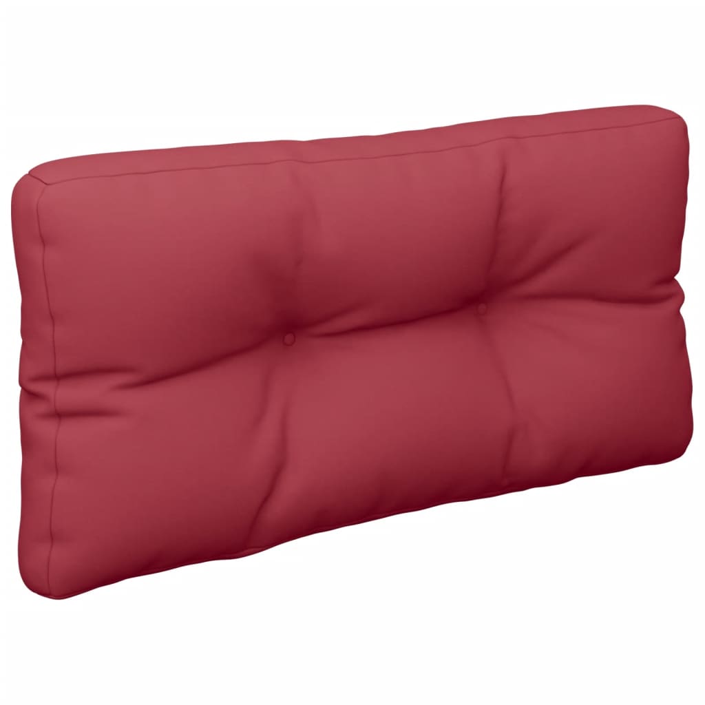 Jastuk za palete boja vina 70 x 40 x 12 cm od tkanine