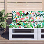 Jastuk za palete višebojni 70 x 40 x 12 cm od tkanine