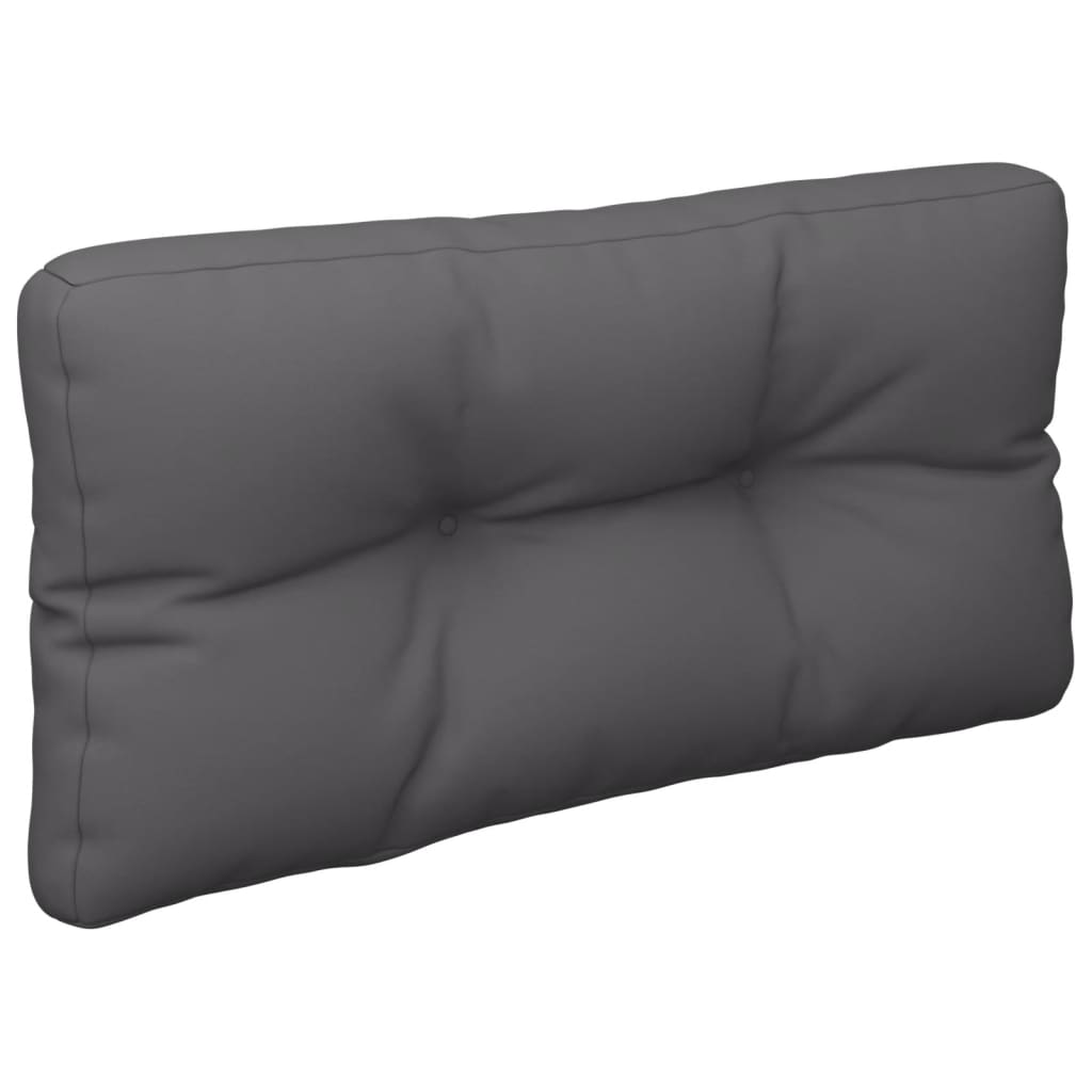 Jastuk za palete antracit 80 x 40 x 12 cm od tkanine