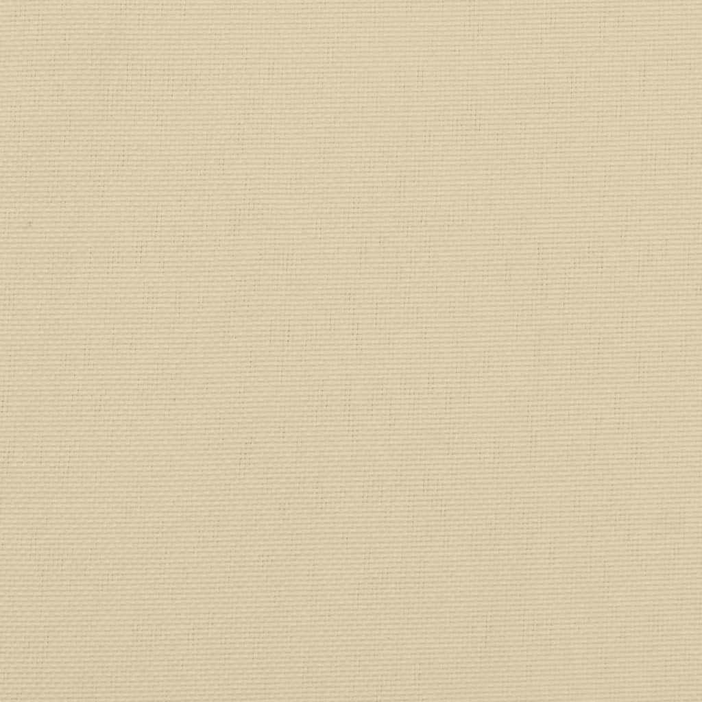 Jastuk za palete bež 80 x 40 x 12 cm od tkanine