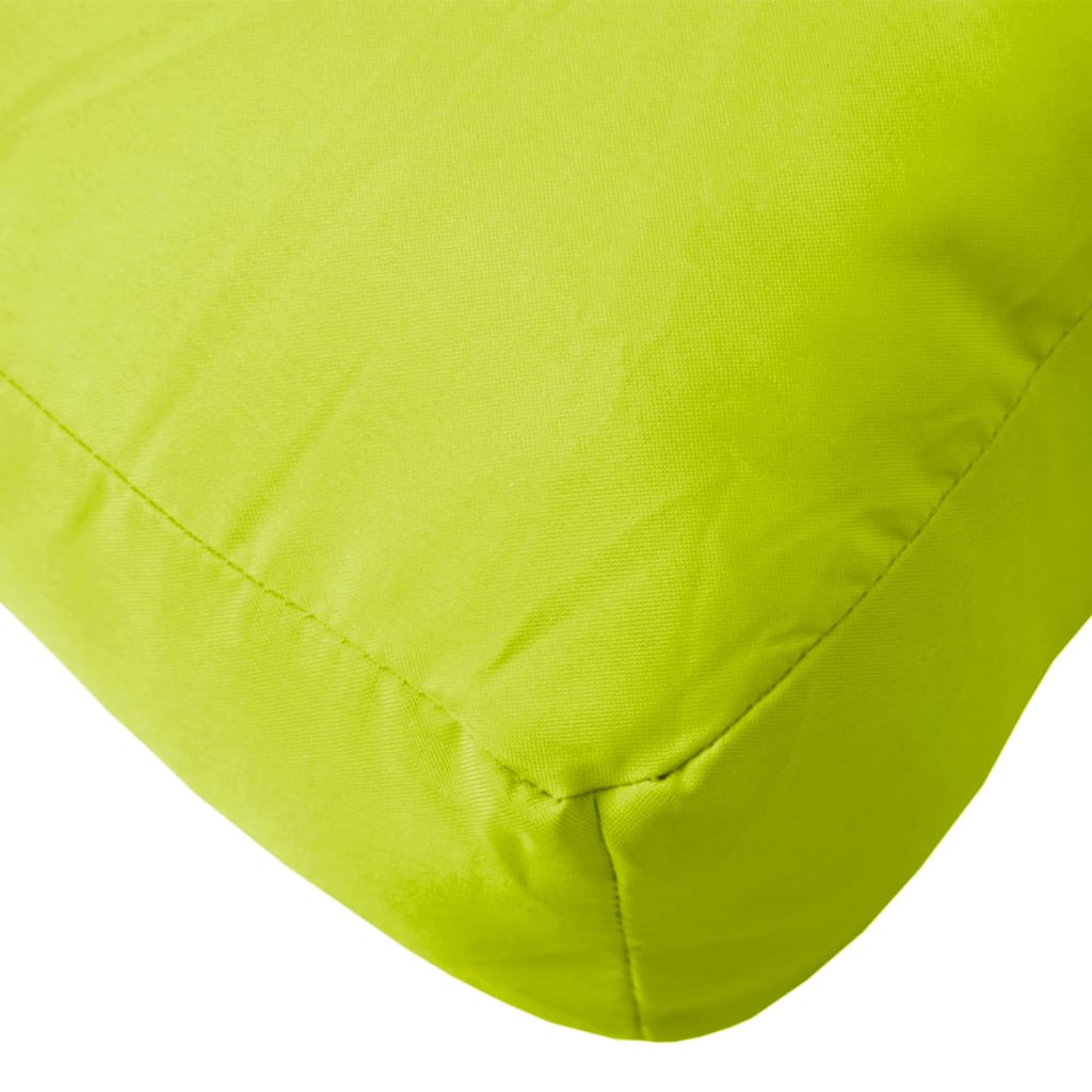 Jastuci za palete 3 kom jarkozeleni od tkanine