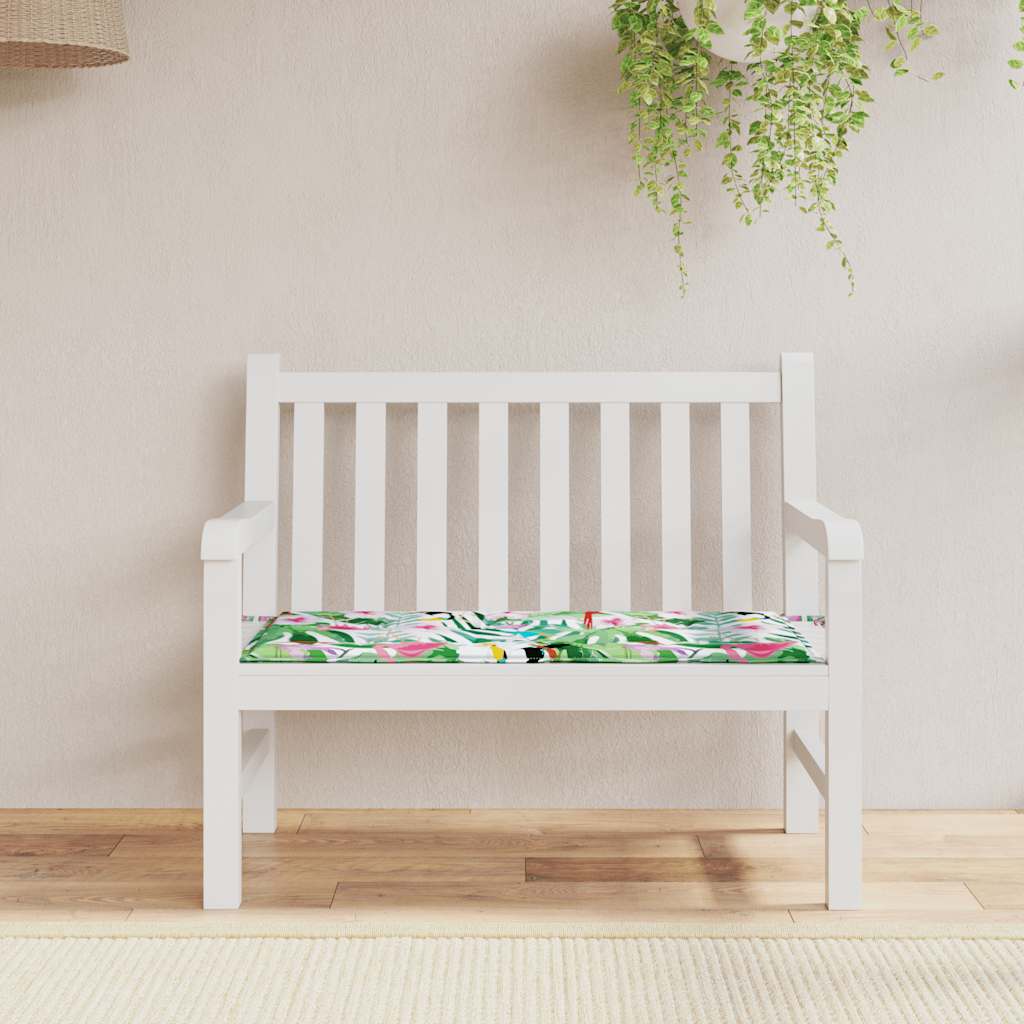 Jastuk za vrtnu klupu višebojni 120x50x4 cm tkanina Oxford