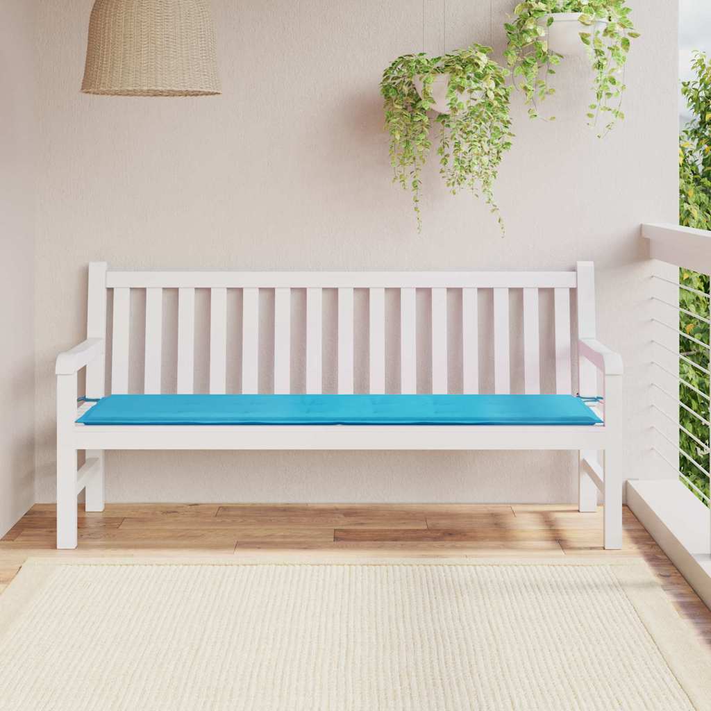 Jastučić za klupu Tirkizna 150 x 50 x 3 cm Oxford tkanina