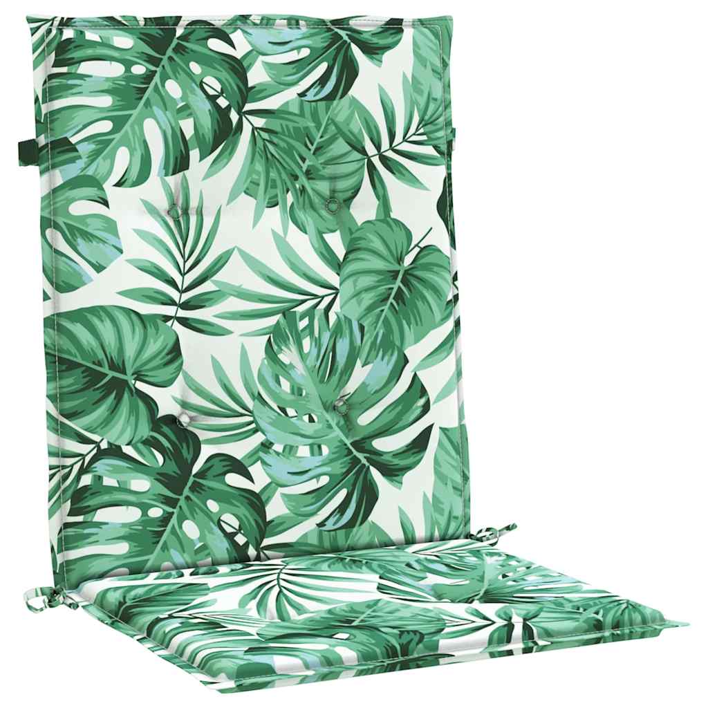 Jastučići za leđa List 2 pcs Uzorak lista 100 x 50 x 3 cm