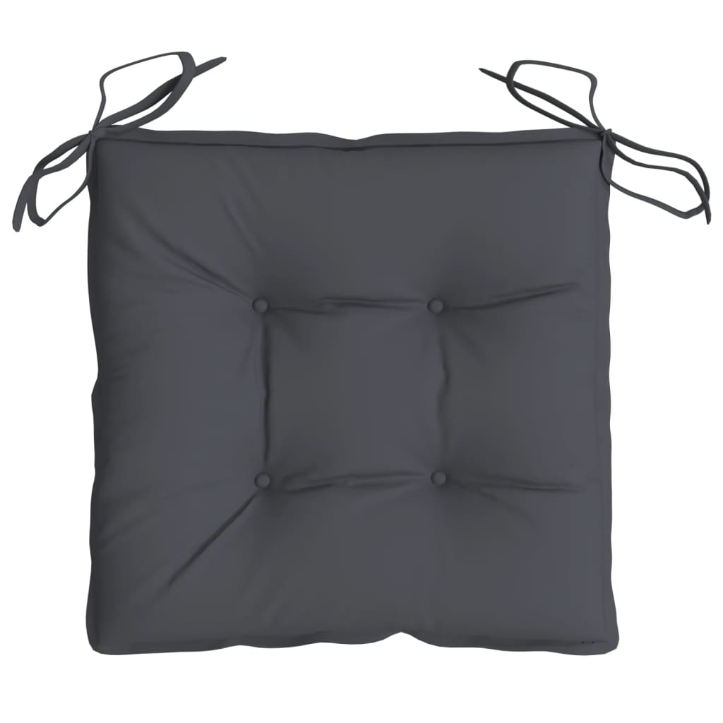 Jastuci za stolice 4 kom antracit 40x40x7 cm od tkanine Oxford