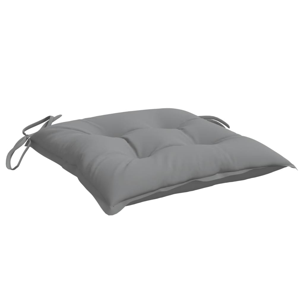 Jastuci za stolice 4 kom sivi 50 x 50 x 7 cm od tkanine Oxford