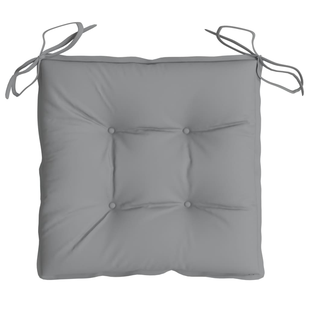 Jastuci za stolice 4 kom sivi 50 x 50 x 7 cm od tkanine Oxford