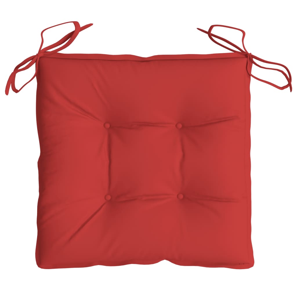 Jastuci za palete 2 kom crveni 50 x 50 x 7 cm od tkanine Oxford