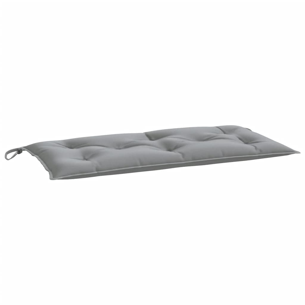 Jastuk za vrtnu klupu sivi 100 x 50 x 7 cm od tkanine Oxford