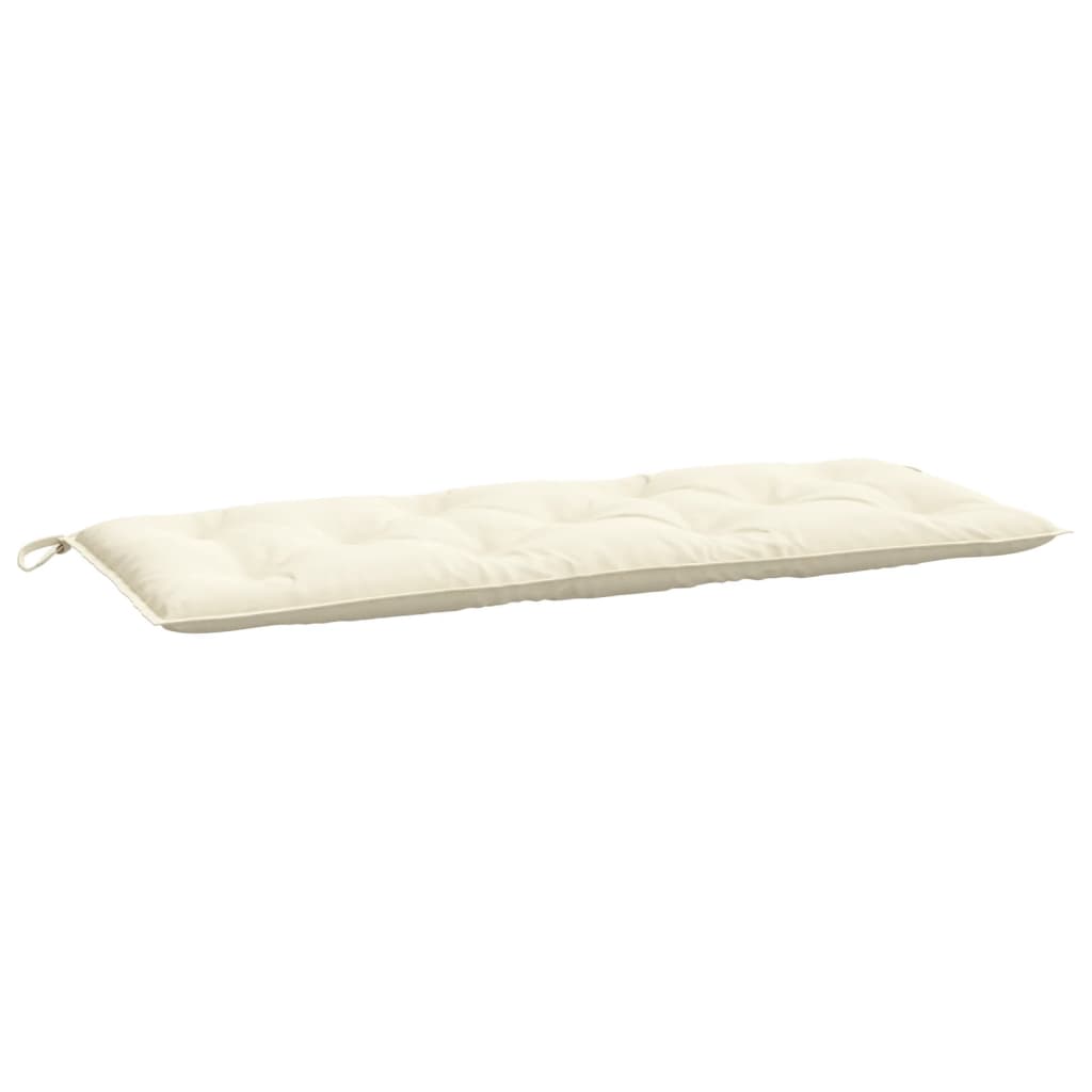 Jastuk za vrtnu klupu krem 120 x 50 x 7 cm od tkanine Oxford