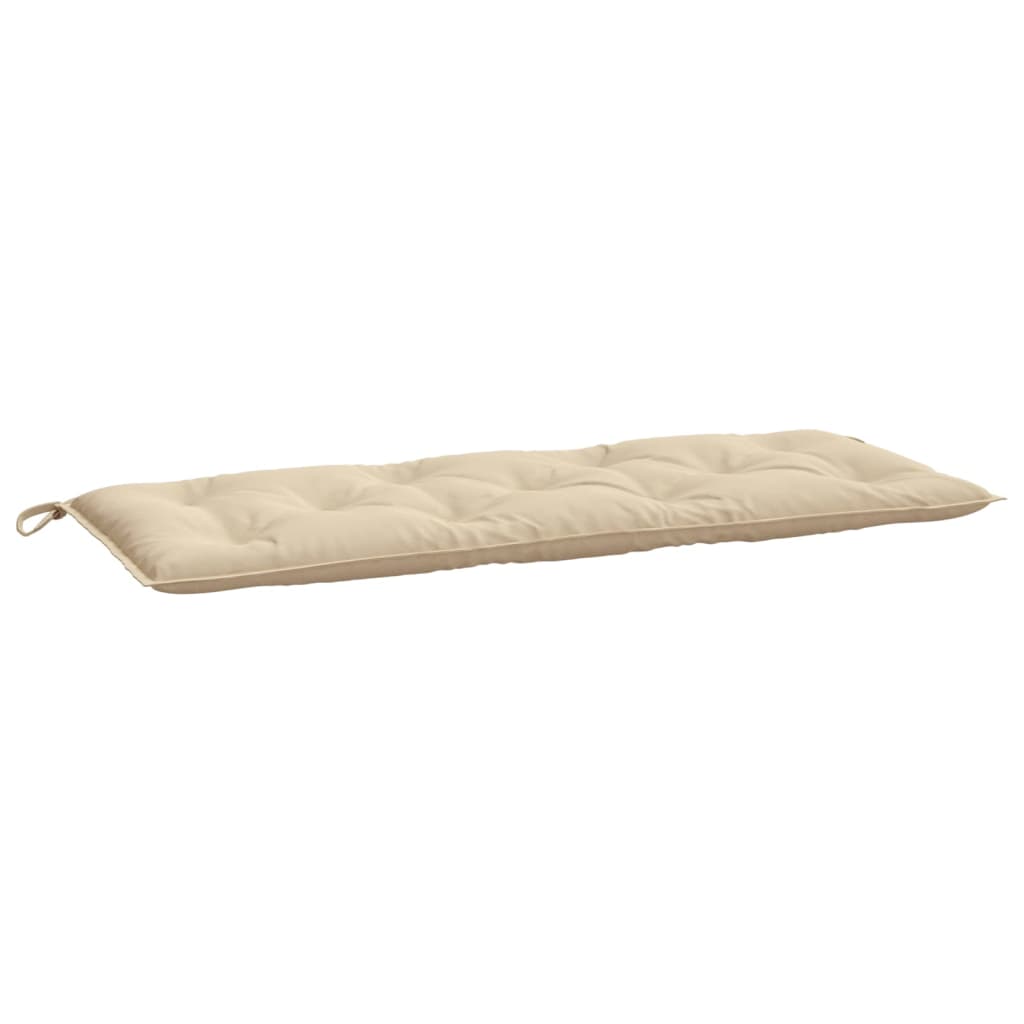 Jastuk za vrtnu klupu bež 120 x 50 x 7 cm od tkanine Oxford