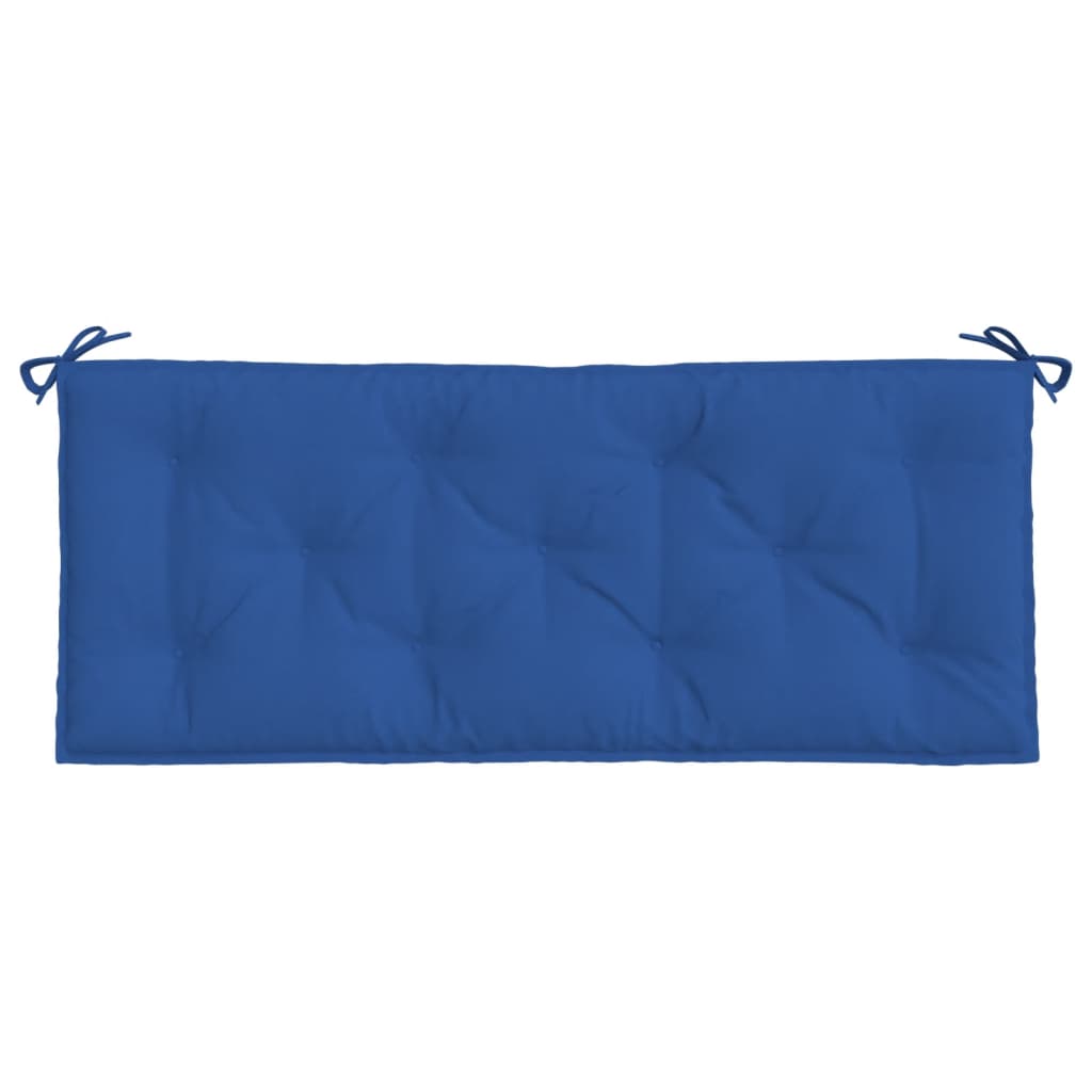 Jastuk za vrtnu klupu plavi 120 x 50 x 7 cm od tkanine Oxford
