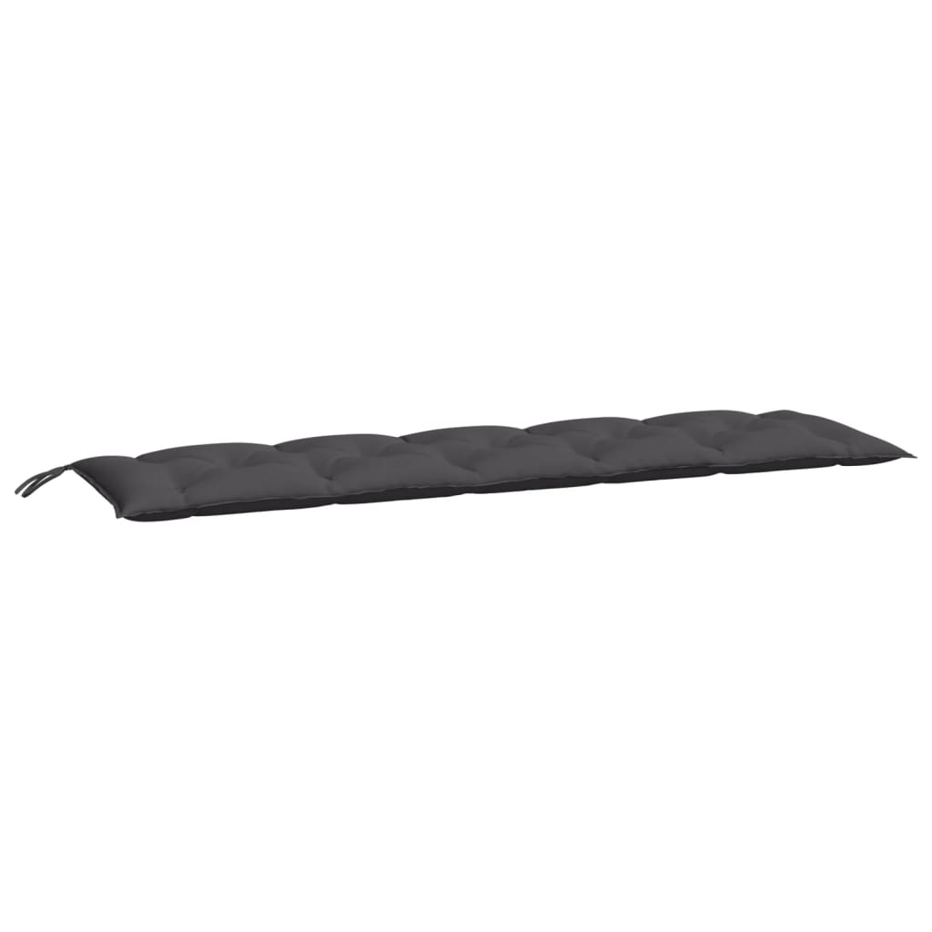 Jastuk za vrtnu klupu antracit 180 x 50 x 7 cm tkanina Oxford