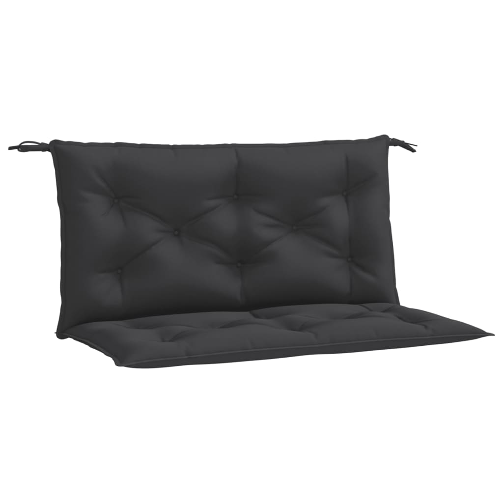 Jastuci za vrtnu klupu 2 kom crno 100x50x7 cm tkanine Oxford
