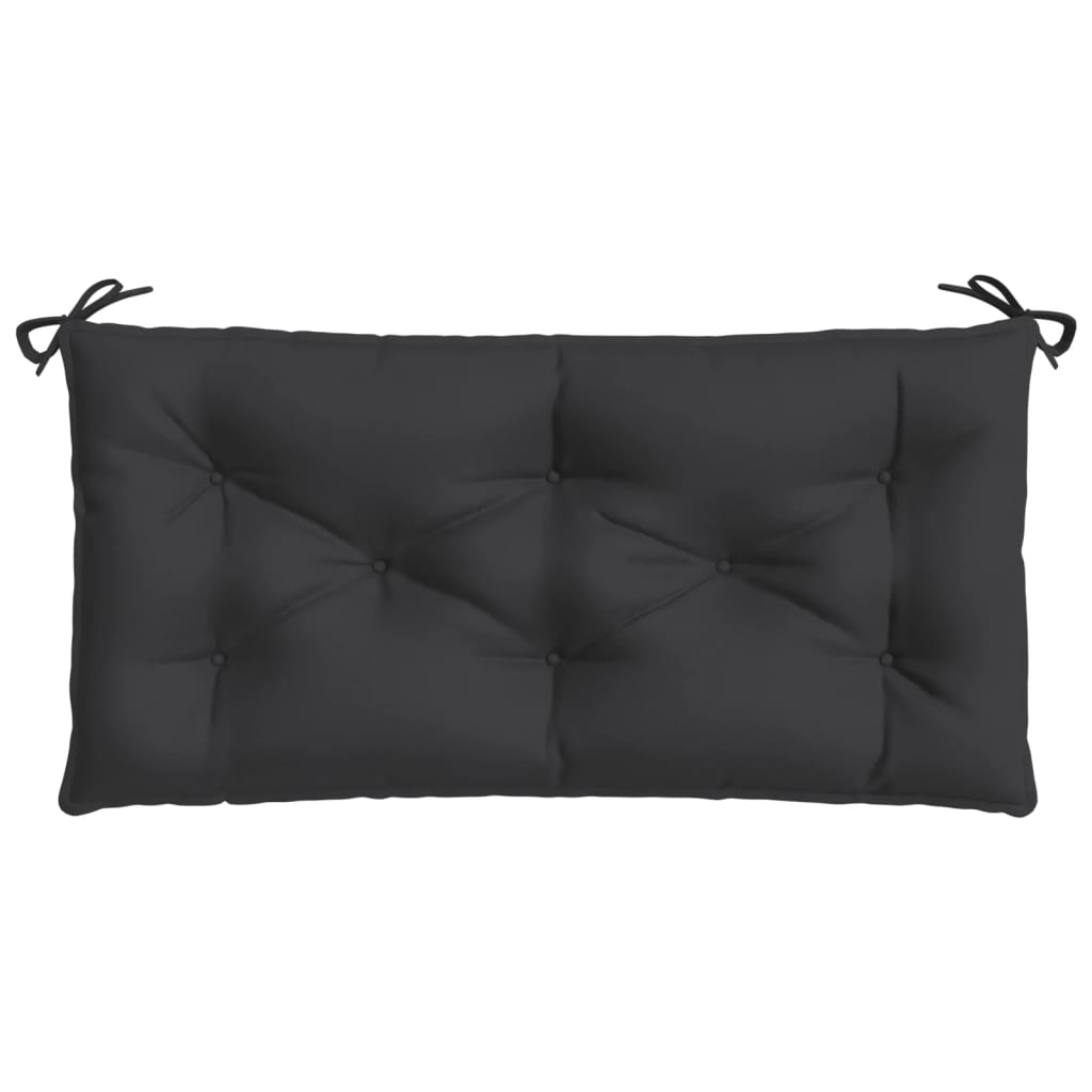 Jastuci za vrtnu klupu 2 kom crno 100x50x7 cm tkanine Oxford
