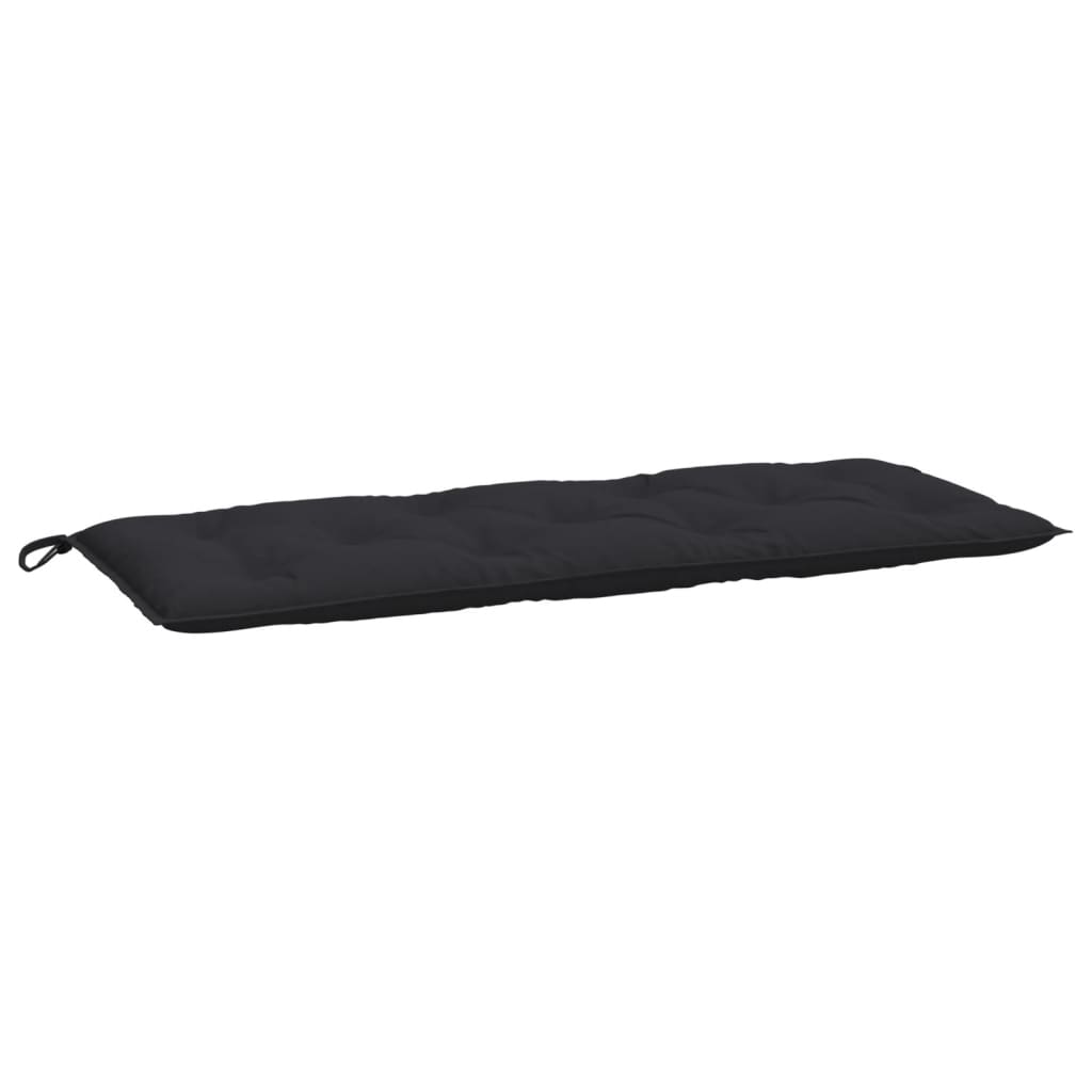 Jastuci za vrtnu klupu 2 kom crno 120x50x7 cm tkanine Oxford