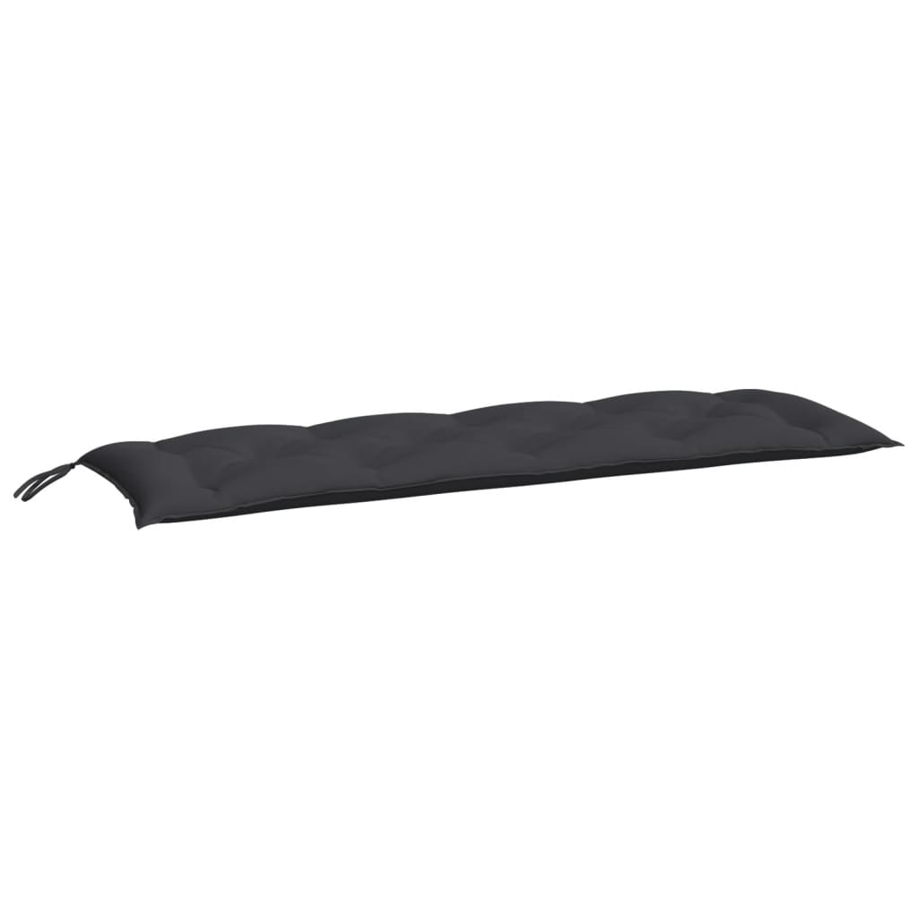 Jastuci za vrtnu klupu 2 kom crno 150x50x7 cm tkanine Oxford