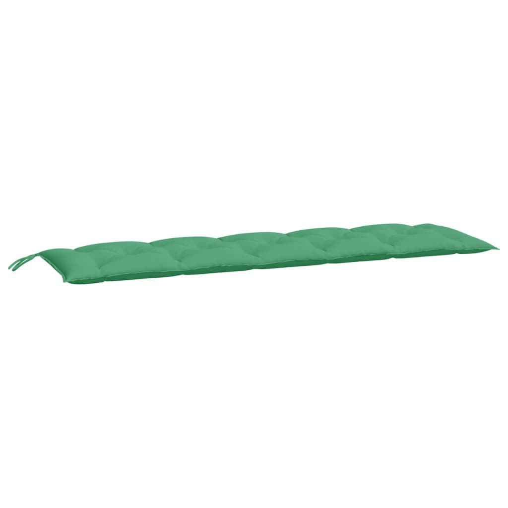 Jastuci za vrtnu klupu 2 kom zelena 180x50x7cm tkanine Oxford