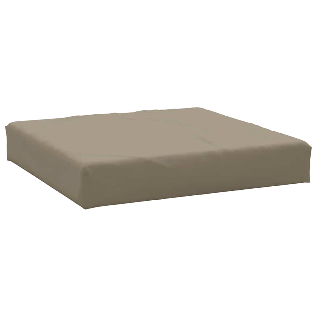Paletni podni jastuk od tkanine 60x60x9,5 cm smeđe-sivi