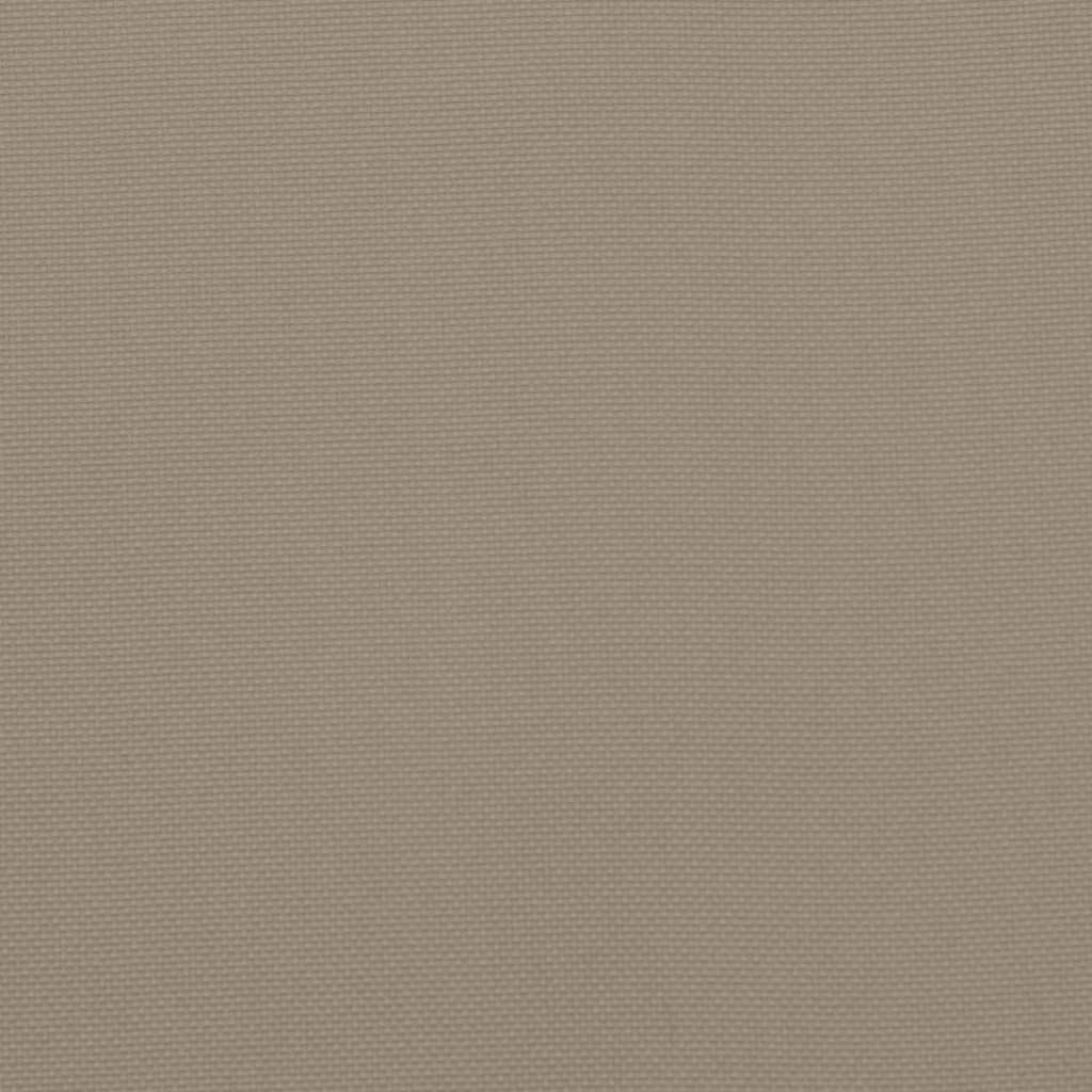 Paletni podni jastuk od tkanine 60x60x9,5 cm smeđe-sivi
