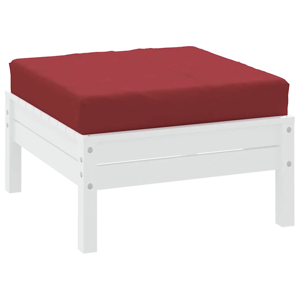 Jastuk za palete boja crvenog vina 60x60x9,5 cm od tkanine Oxford