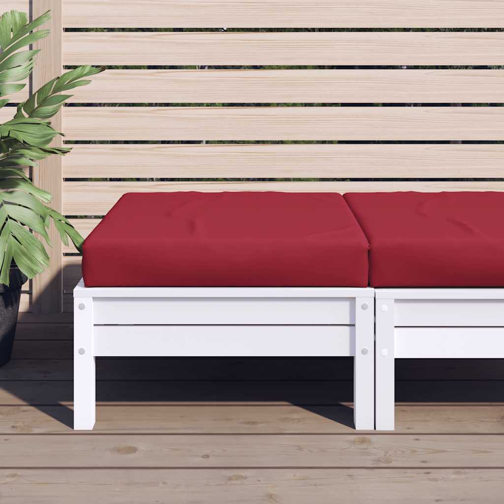 Jastuk za palete boja crvenog vina 60x60x9,5 cm od tkanine Oxford