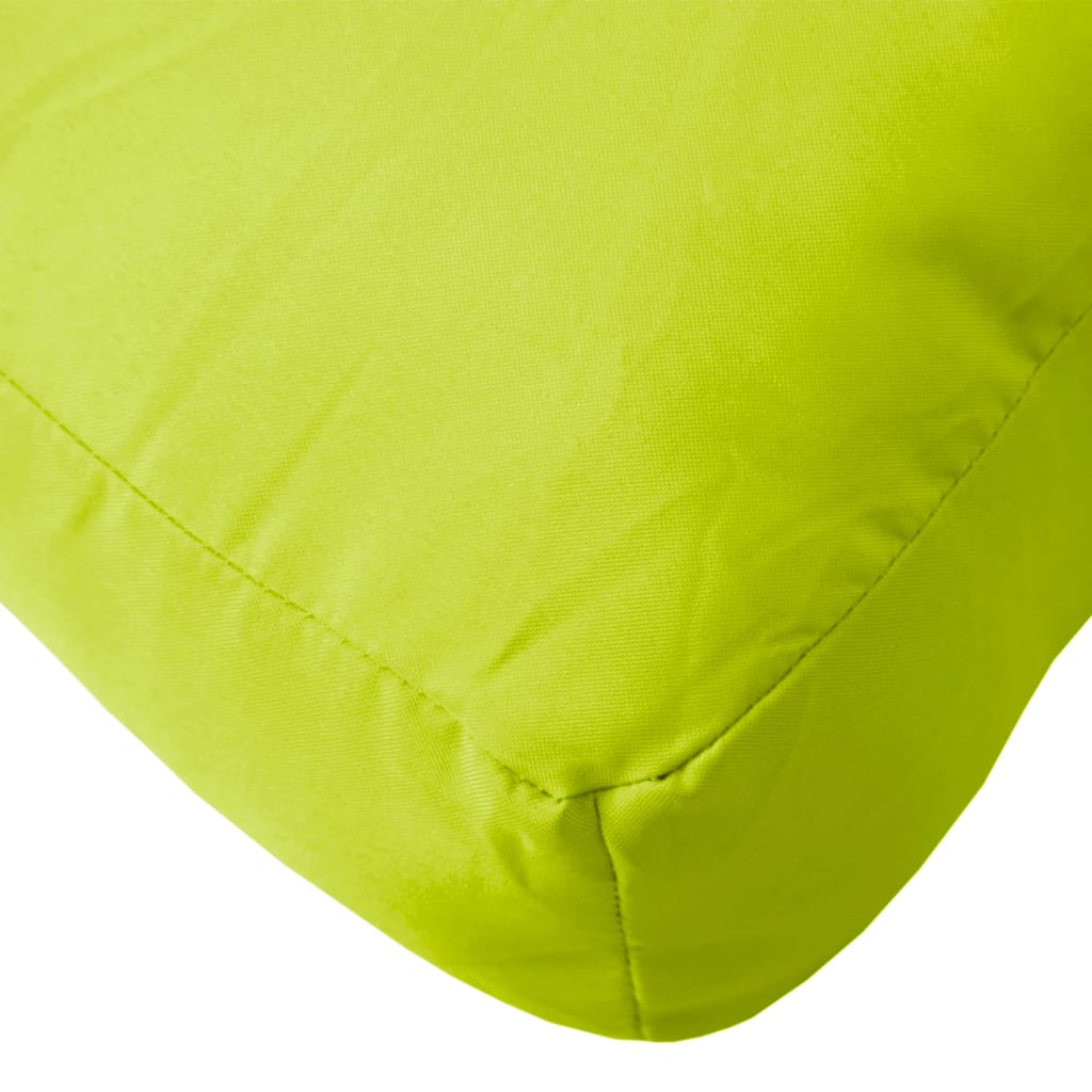 Jastuk za palete jarkozeleni 60x60x9,5 cm od tkanine Oxford