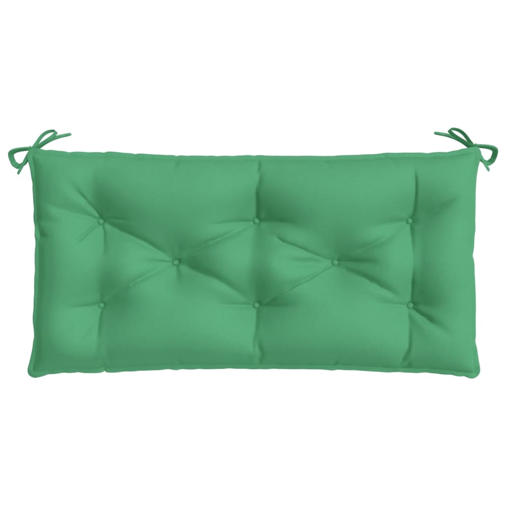 Jastuk za vrtnu klupu zeleni 110 x 50 x 7 cm od tkanine Oxford
