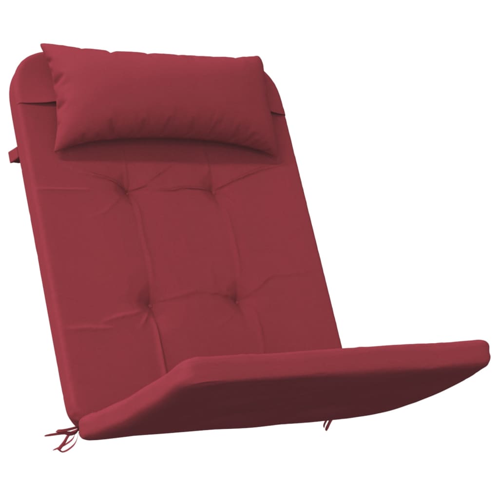 Jastuci za stolicu Adirondack 2 kom boja vina od tkanine Oxford