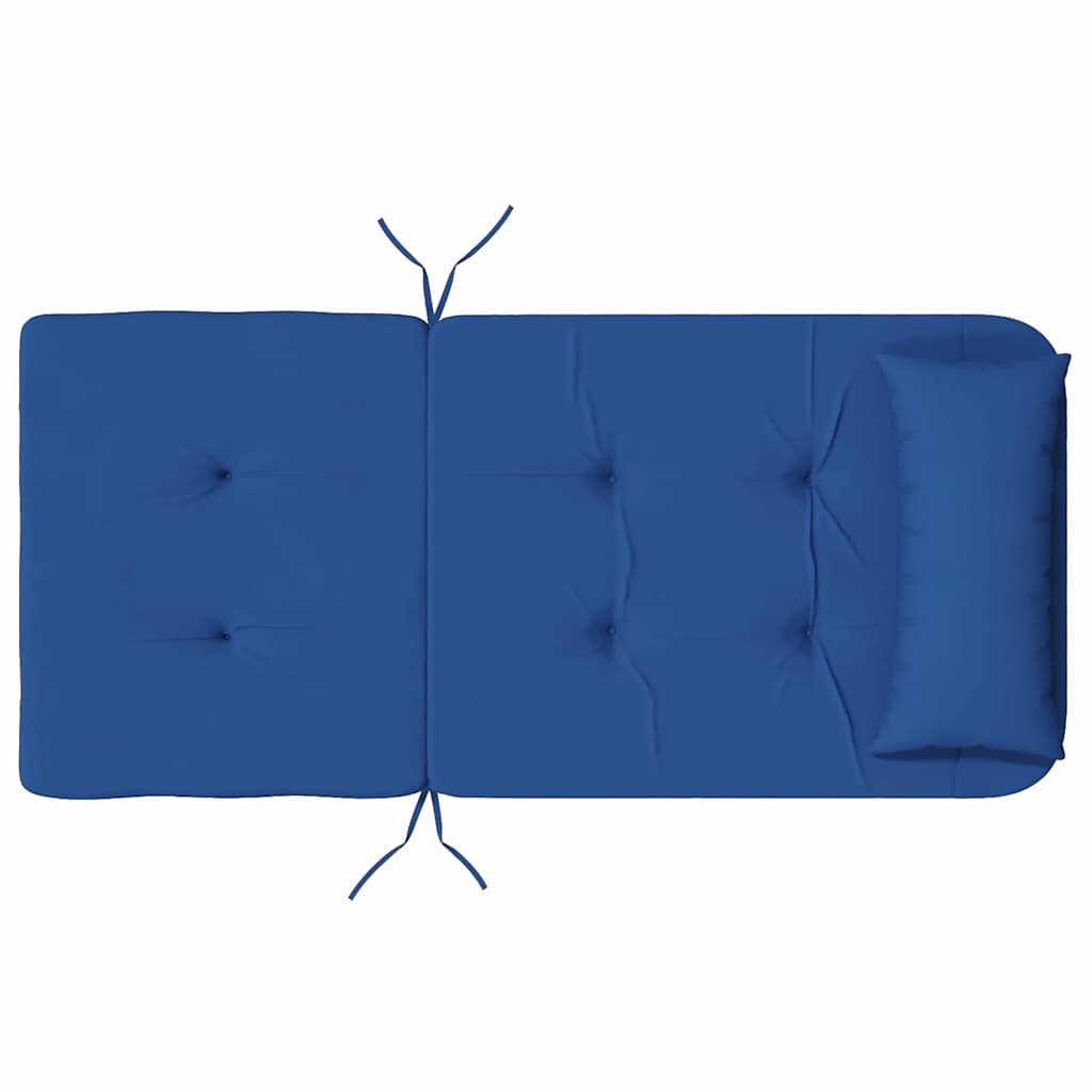 Jastučići za stolice Jednobojno 2 pcs Plava 58 x 77 x 4,5 cm