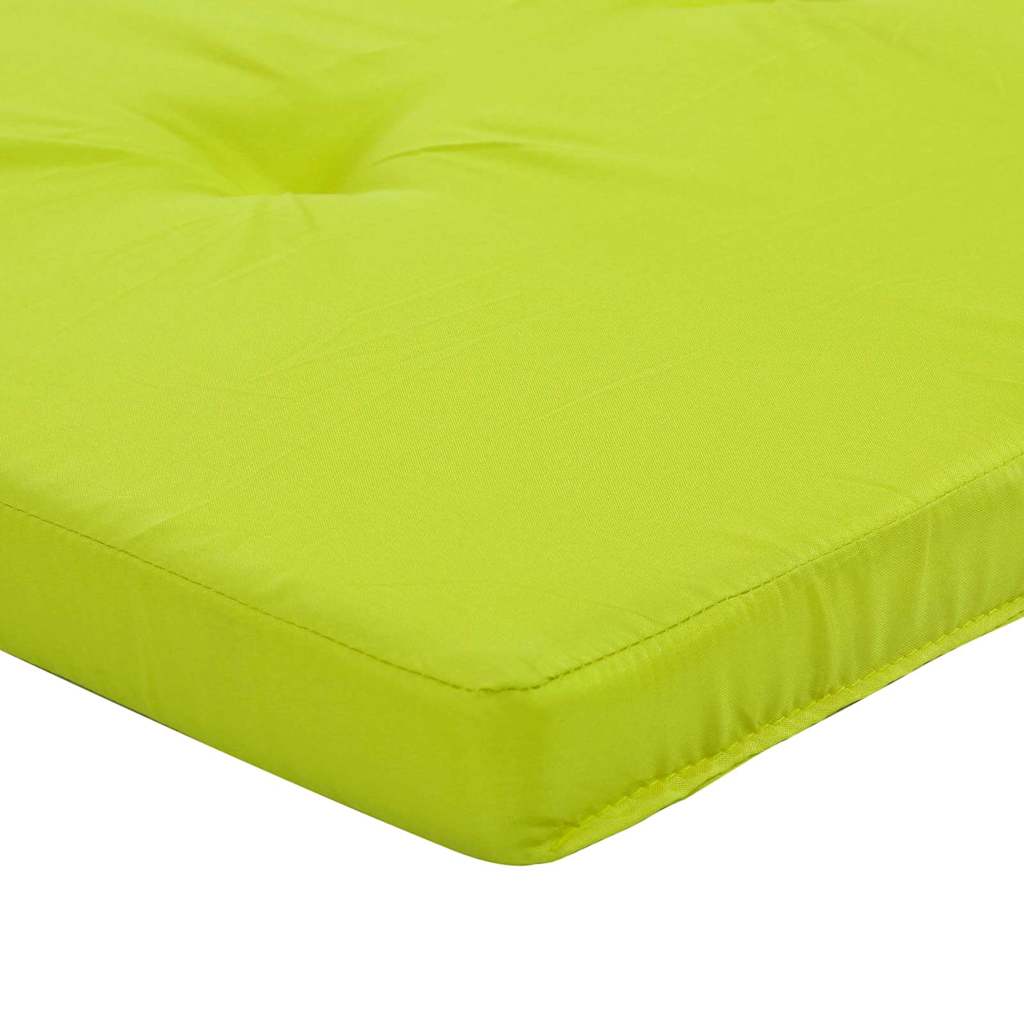Jastučići za stolice 2 pcs Svijetlo zelena. 58 x 77 x 4,5 cm