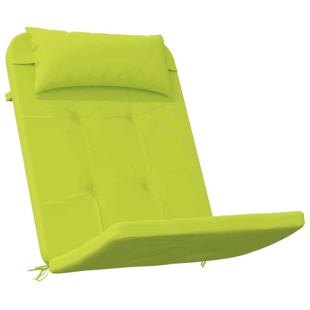 Jastučići za stolice 2 pcs Svijetlo zelena. 58 x 77 x 4,5 cm
