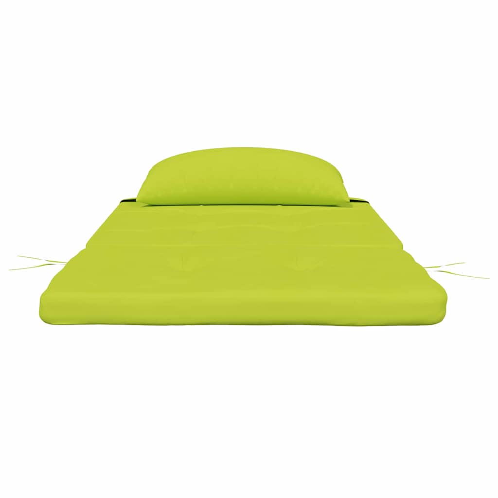 Jastučići za stolice 2 pcs Svijetlo zelena. 58 x 77 x 4,5 cm