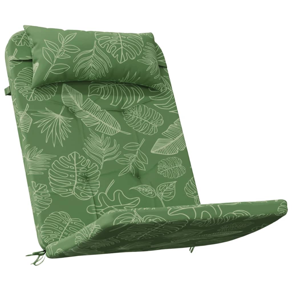 Jastuci za stolicu Adirondack 2 kom uzorak lišća tkanina Oxford